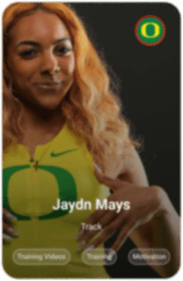 athlete card